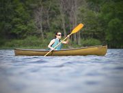 NorthStar Canoes - ADK Solo White/Gold Ruby
